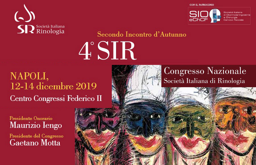 Secondo Incontro d’Autunno4° SIRCongresso Nazionale Società Italiana di Rinologia